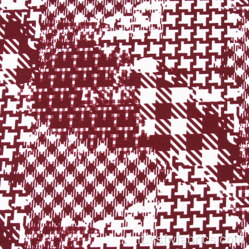 Tessuto scubax stampato in spandex con vestito super morbido